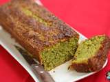 Cake matcha amandes kiwi