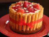 Cheesecake fraises aux cigarettes russes