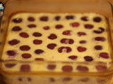 Clafoutis aux cerises sans sucre ni gras