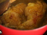 Cocotte de cuisses de poulet à l'orange et au curry