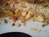 Crumble aux pommes et cannelle