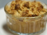 Crumble pommes rhubarbe