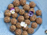 Energy balls cacao chia coco