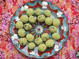 Energy balls matcha chocolat