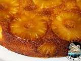 Gâteau portugais à l'ananas caramélisé