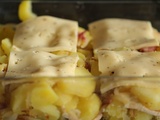 Gratin aux restes de raclette