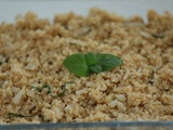 Gratin de chou fleur au quinoa et à la menthe