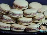 Macarons bananes flambées et chocolat (pas à pas en photos)