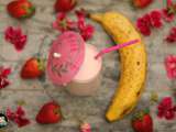 Milkshake fraises bananes