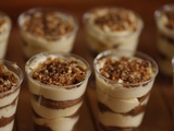 Mini verrines tiramisu spéculoos praliné