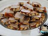 Nougat noir aux amandes