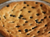 One pan cookie aux myrtilles