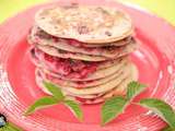 Pancakes express aux framboises