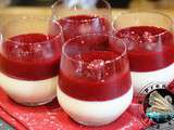 Panna Cotta à la framboise sans gluten