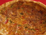 Quiche aux poivrons grillés