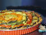 Quiche de pain aux légumes primeurs