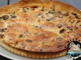 Quiche poulet champignons