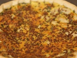 Quiche poulet estragon aux graines de lin