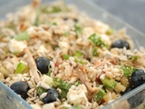 Salade de riz au poulet rôti