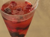 Sangria aux fruits rouges