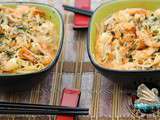 Soupe Laksa Singapour aux crevettes