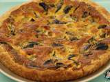 Tarte champignons Roquefort