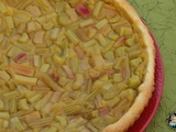 Tarte pommes rhubarbe