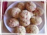 Cookies aux pralines roses