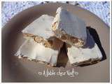 Nougat aux amandes maison