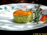 Mousse de courgettes et carottes à l'orange