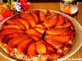 Tatin de mangues au caramel de coriandre