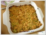 Crumble de courgettes