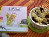 Crumble poire/framboise et Carambar