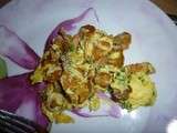 Omelette aux girolles