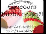 Participation au concours  Bûche de Noël 