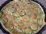 Quiche poulet, poivron, courgette