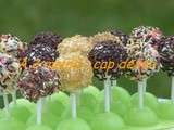 Cake pop croustillant au caramel