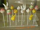 Cake pop de paques lapin, oeuf, poussin,poule