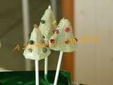 Cakes pops de noel en sapin