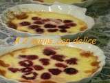 Creme brulee aux framboises et a la vanille