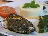 Escalope panee aux herbes