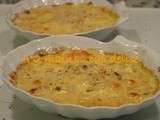 Gratin de crevettes au curcuma