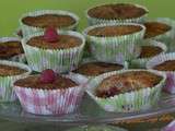 Muffins a la framboise chocolat blanc