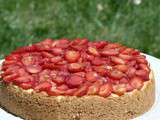 Tarte aux fraises citron vert