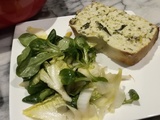 Pain clafoutis aux courgettes et chèvre Ig bas