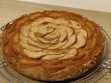 Tarte aux pommes et abricots sans pâte (Ig bas) - Phase 2