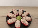 Tomates Roma farcies au thon et ricotta ig bas