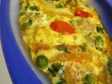 Frittata en papillote a la british