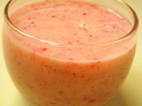 Nos tables de ftour: Smoothie pêches et fraises