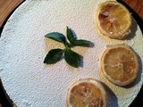 Entremets de l'été : citron, basilic, fraise et coco